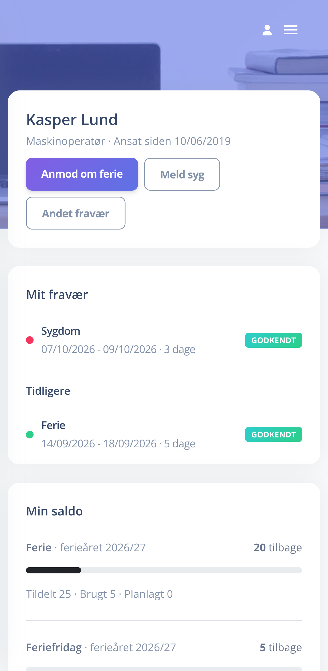 Personalemester på mobilen